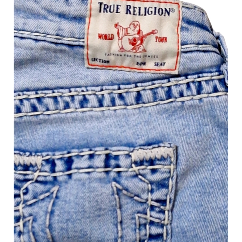 True Religion Light Blue Women Jeans - Picture 10 of 11